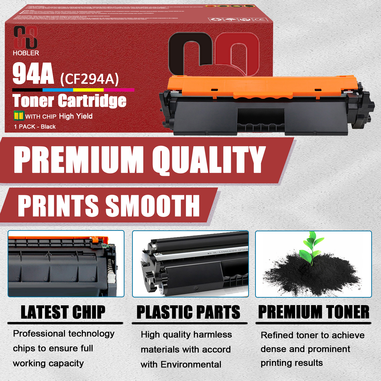 For HP 94A CF294A Toner cartridge Work for HP Laserjet Pro M118dw MFP M148dw M148fdw M149fdw Printers-PrintsBoost