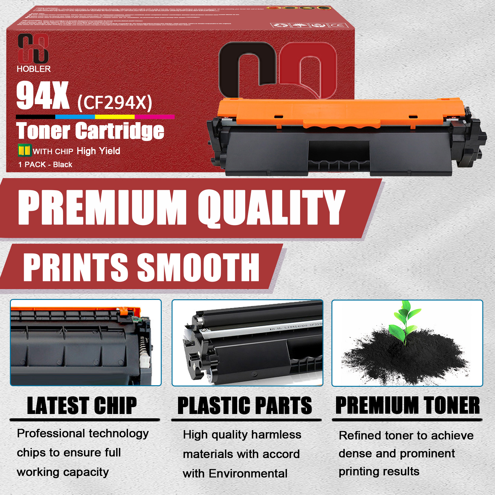 For HP 94X CF294X Toner cartridge Work for HP Laserjet Pro M118dw MFP M148dw M148fdw M149fdw Printers-PrintsBoost