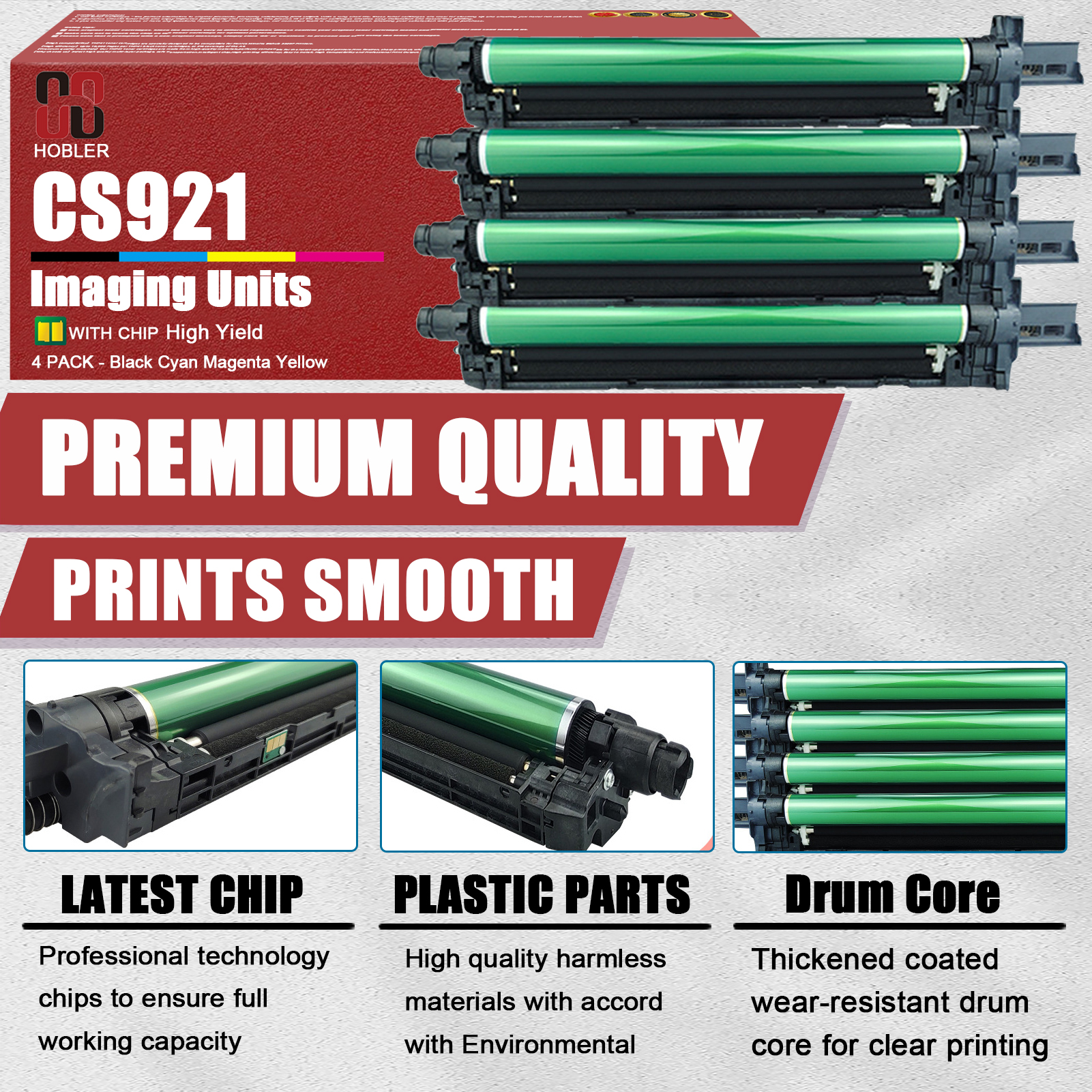 For Lexmark 76C0PK0 76C0PV0 Imaging Drum Unit Work for Lexmark CS921 CS923 CX920 CX921 CX922 CX923 CX924 XC9235 XC9255 Printers-PrintsBoost