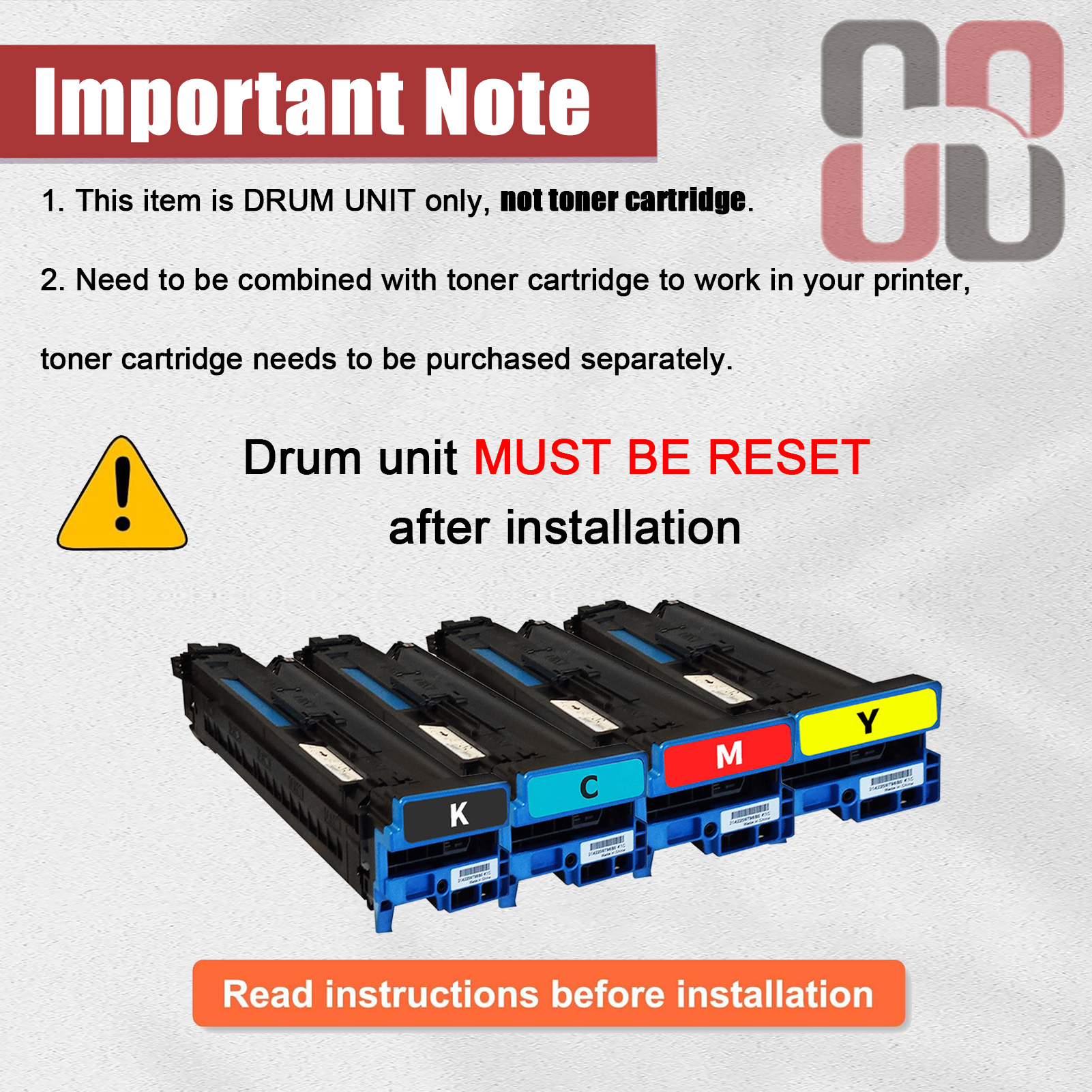 For OKI 45103728 45103727 45103726 45103725 Imaging Drum Unit Work for OKI C911 C911dn C931 C931dn C941 C941dn Printers-PrintsBoost
