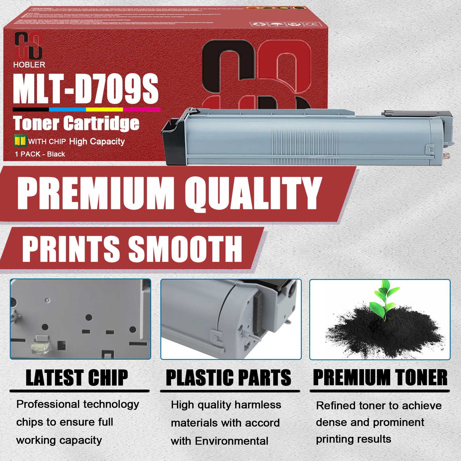 For Samsung MLT-D709S Toner Cartridge Work for Samsung MultiXpress SCX-8123NA SCX-8123ND SCX-8128NA SCX-8128ND Printers-PrintsBoost