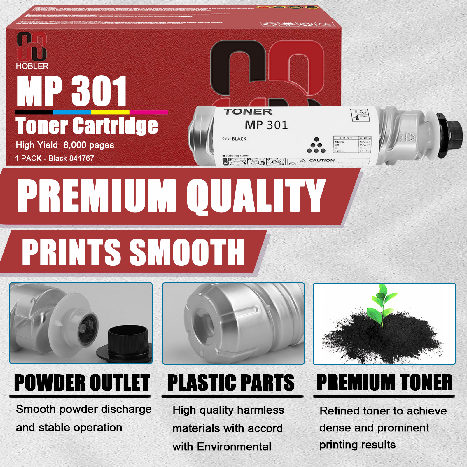 For Ricoh MP301 841767 Toner Cartridge Work for Ricoh MP 301SPF 301SP 301 Printers