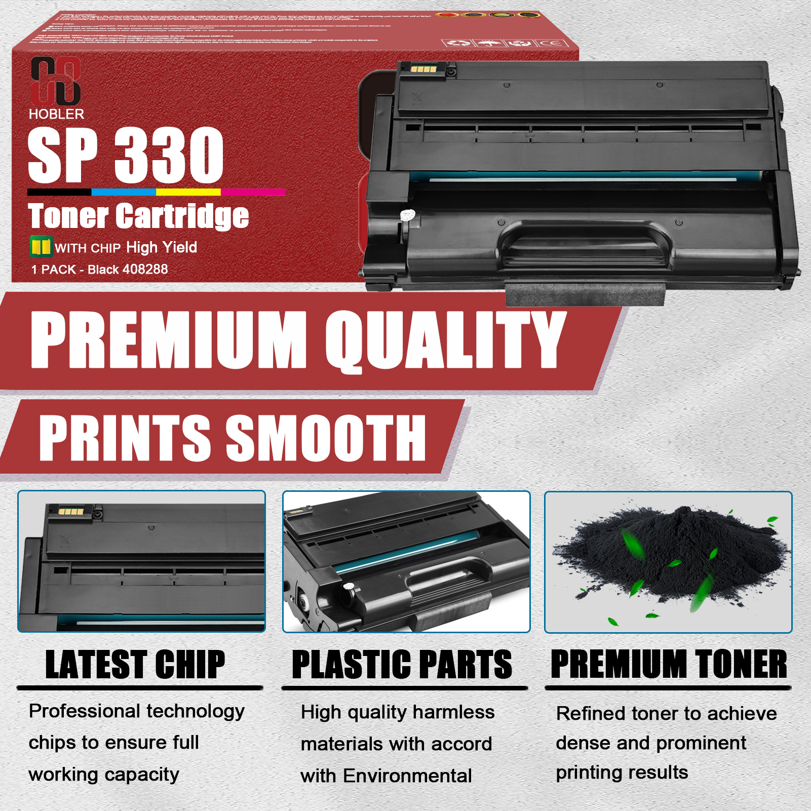 For Ricoh SP 330 408288 Toner Cartridge Work For Ricoh SP 330DN 330SFN Printers