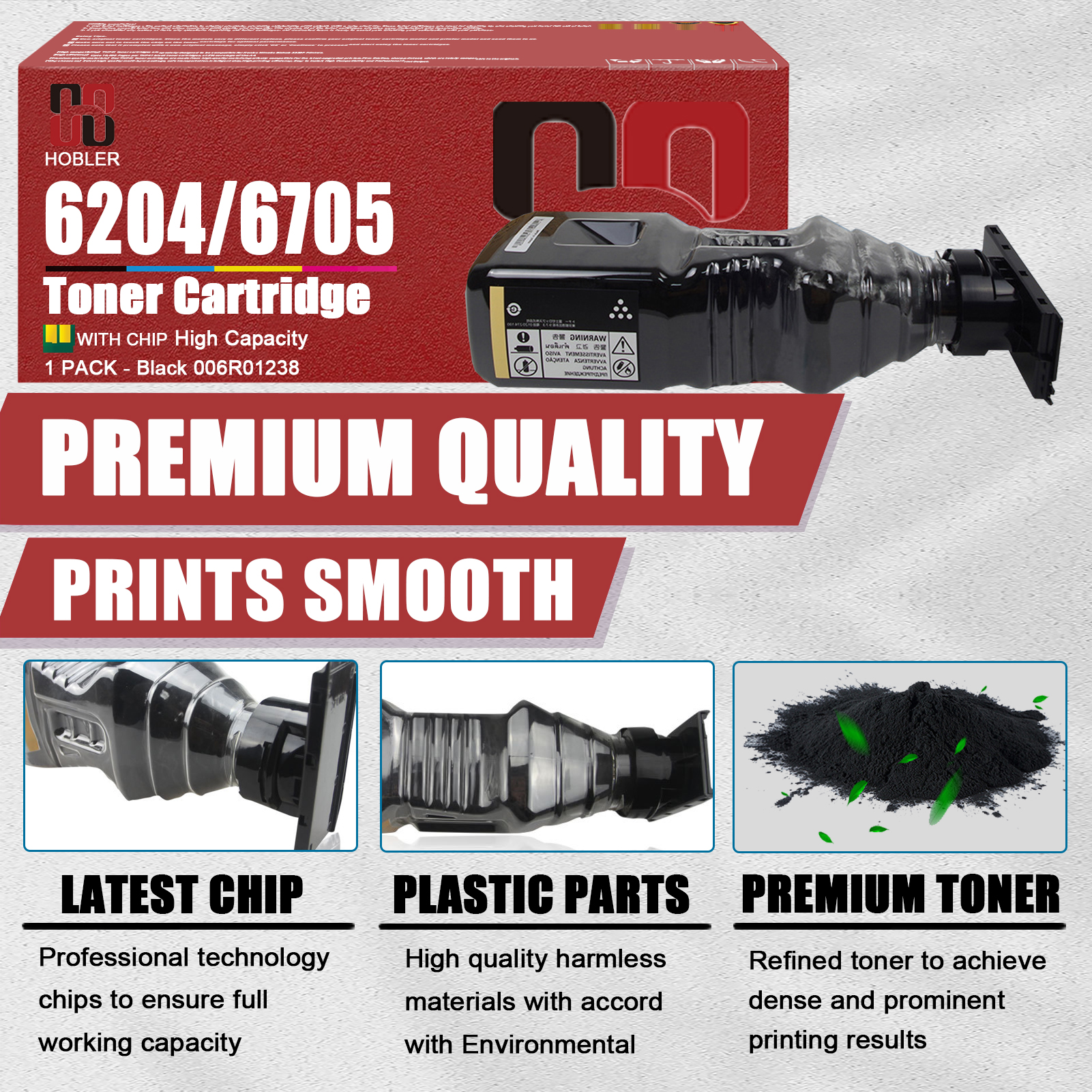 For Xerox 006R01238 Toner Cartridge Work for Xerox Wide Format 6204 6604 6605 6705 Printers