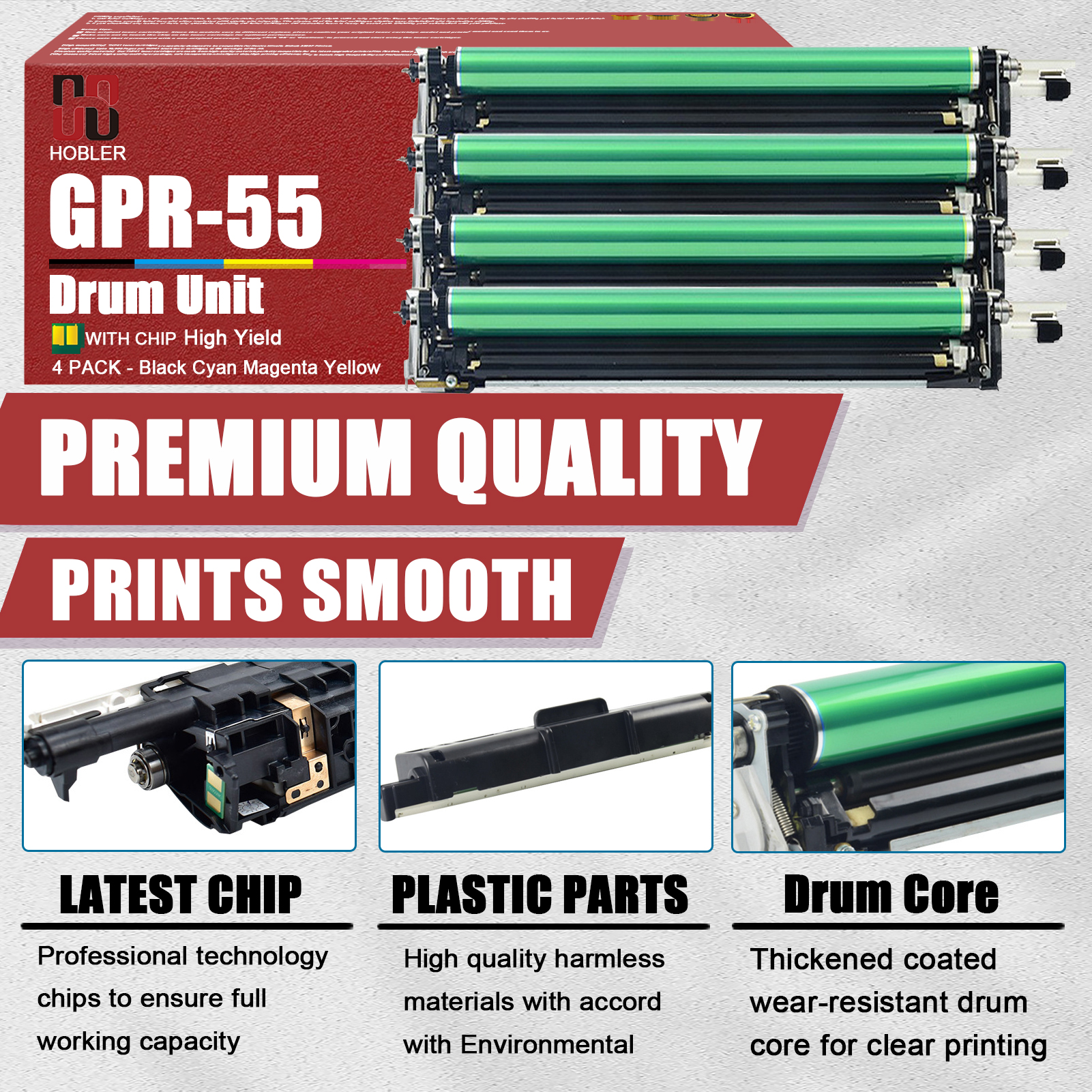 For Canon GPR-55 0488C003BA Imaging Drum Unit Work for Canon IR ADV C5535 C5535i C5540 C5540i C5550 C5550i C5560 C5560i Copiers