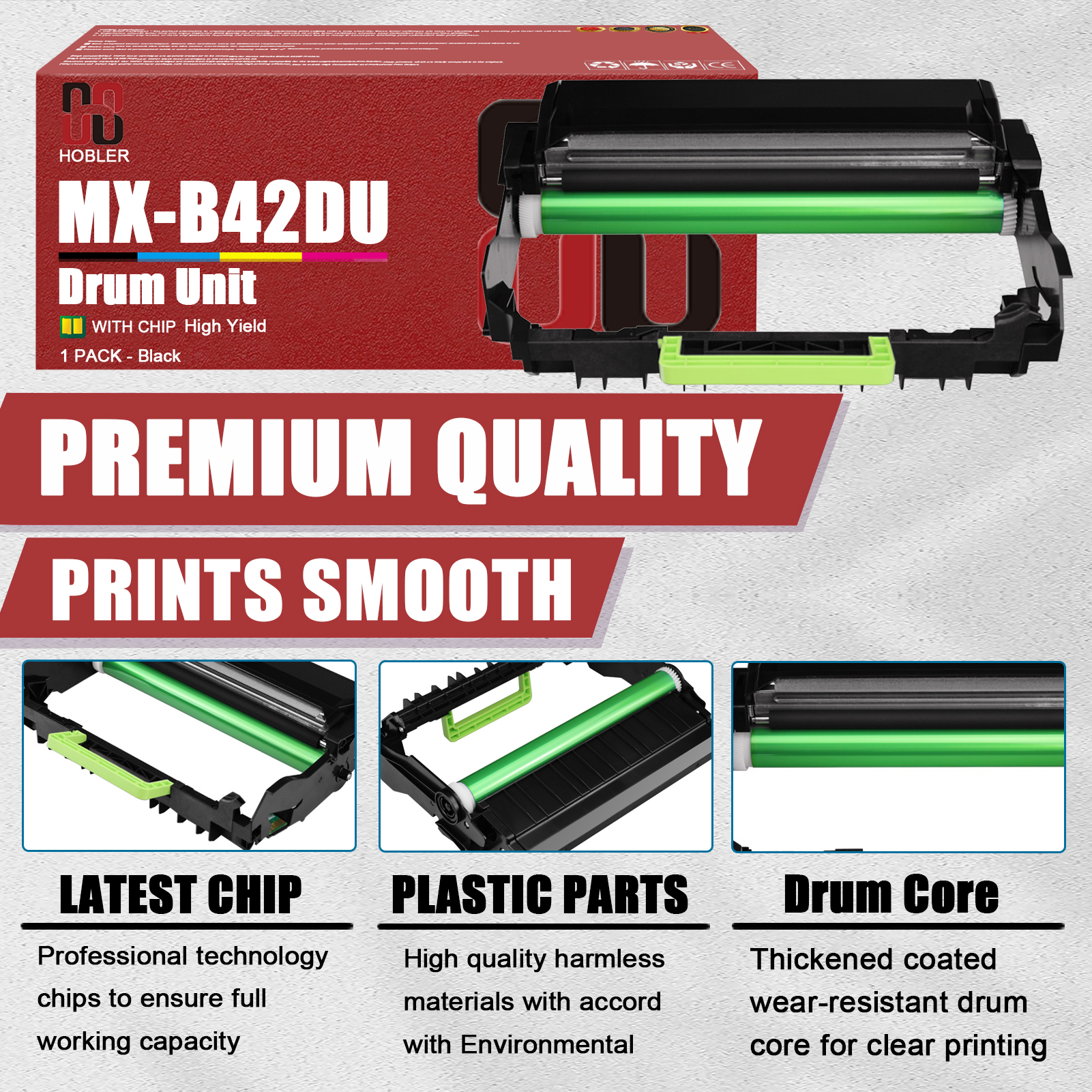  For Sharp MX-B42DU MXB42DU B42DU Imaging Drum Unit Work for Sharp MX-B427W MX-B427PW Printers