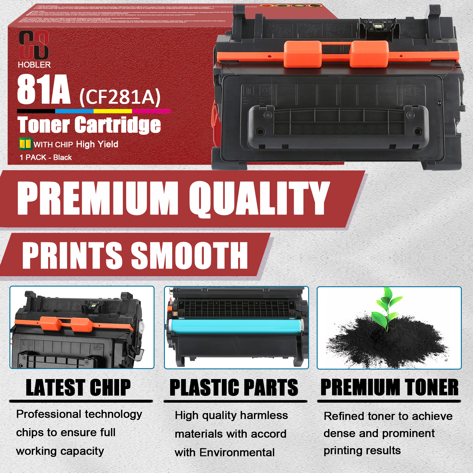 For HP 81A CF281A Toner Cartridge Work for HP  LaserJet Enterprise M604dn M604n M605dh M605dn M605n M605x M606dn M606x M630f M630h Printers