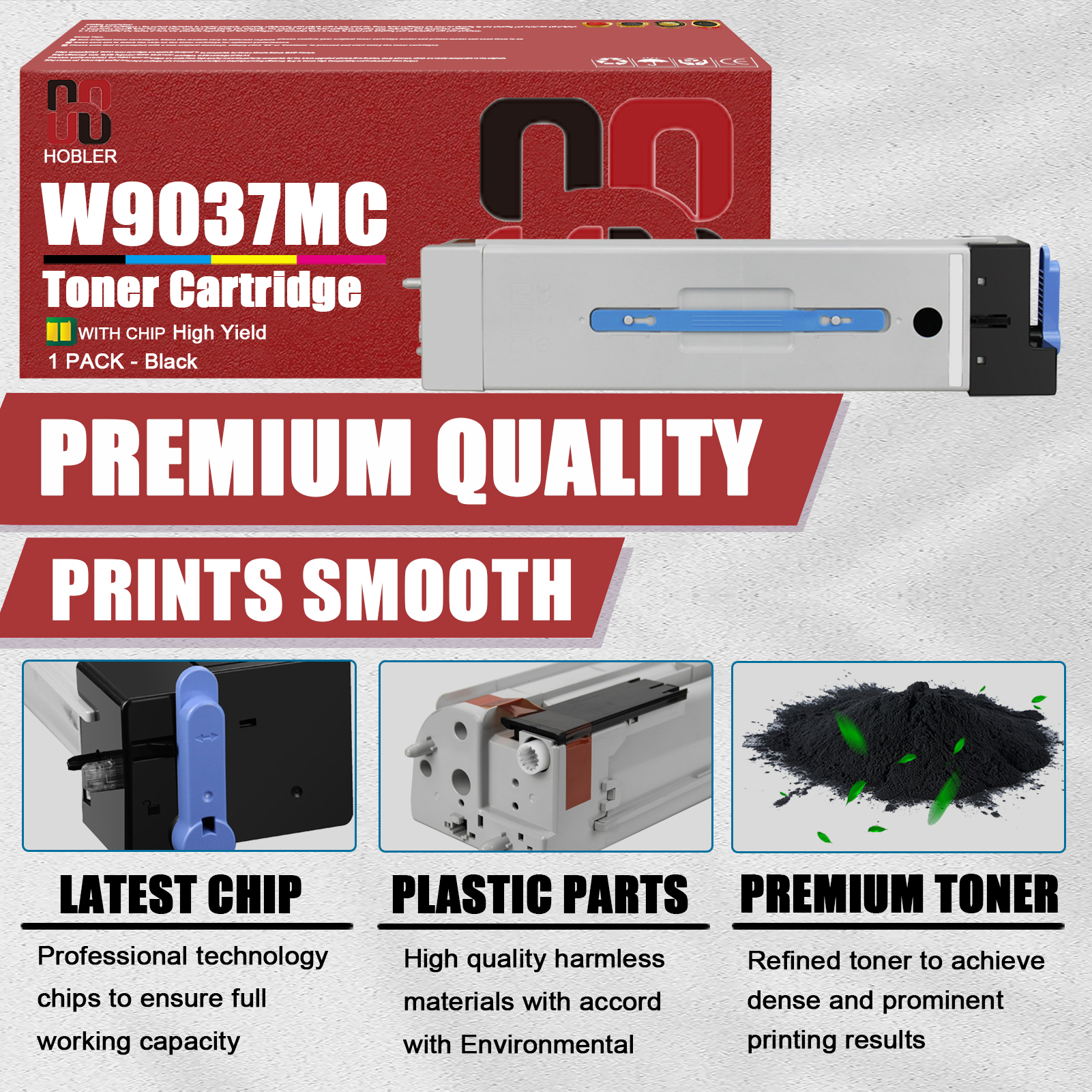 For HP W9037MC Toner Cartridge Work for HP LaserJet Managed MFP E82540dn E82550z E82560dn E82540z E82550z E82560z Printers