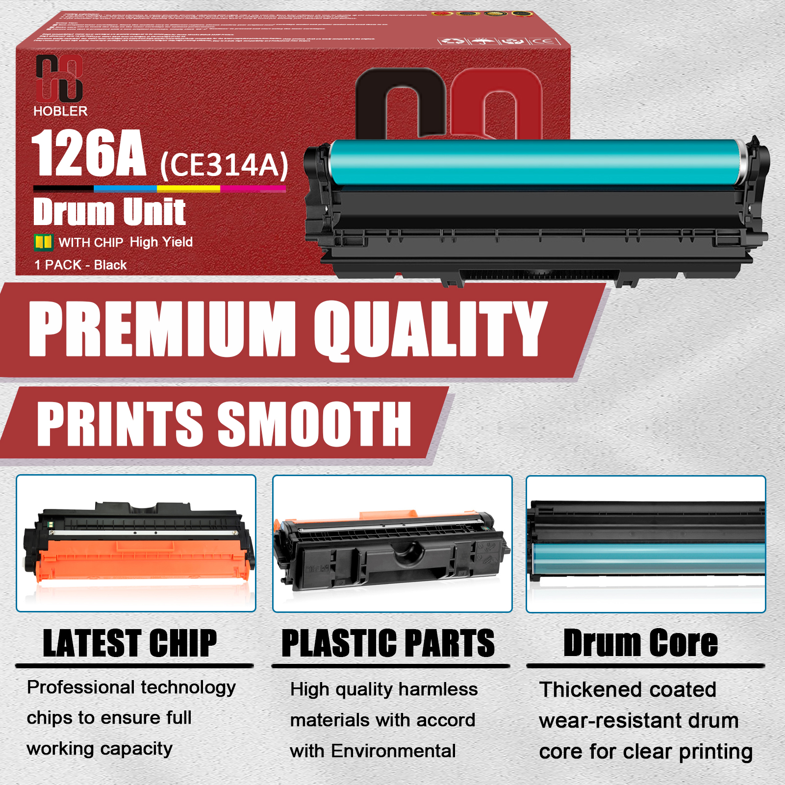 For HP 126A CE314A Imaging Drum Unit Work for HP LaserJet CP1025 CP1025 CP1025nw M275 M175a M175nw M176 M176n M177 Printers