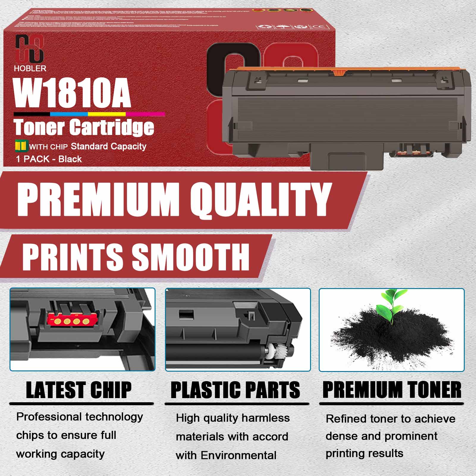 For HP 181A W1810A Toner Cartridge Work for HP Laser 303d MFP 323d 323sdn Printers