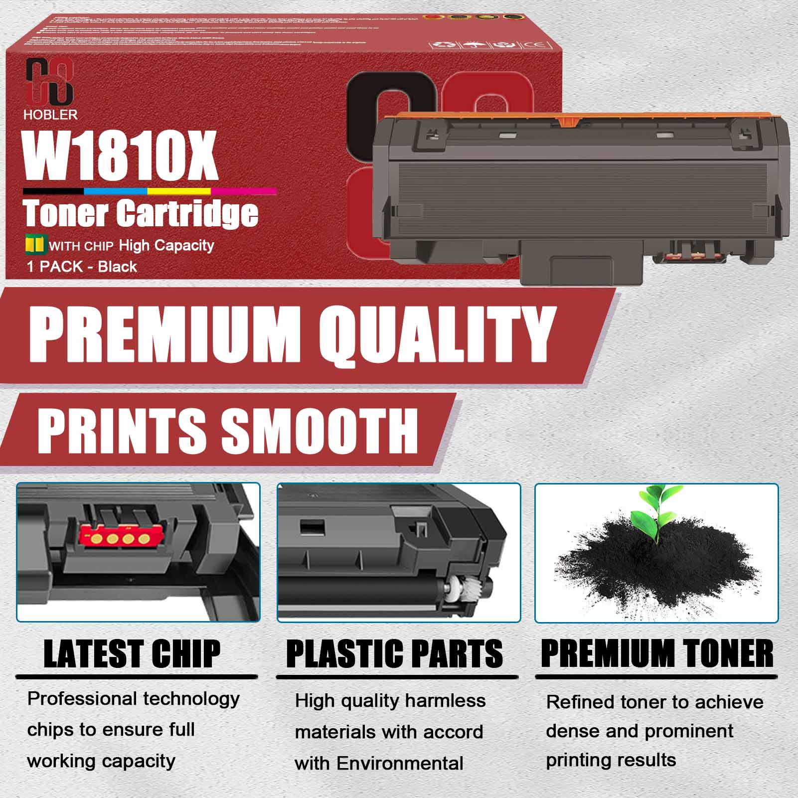 For HP 181X W1810X Toner Cartridge Work for HP Laser 303d MFP 323d 323sdn Printers