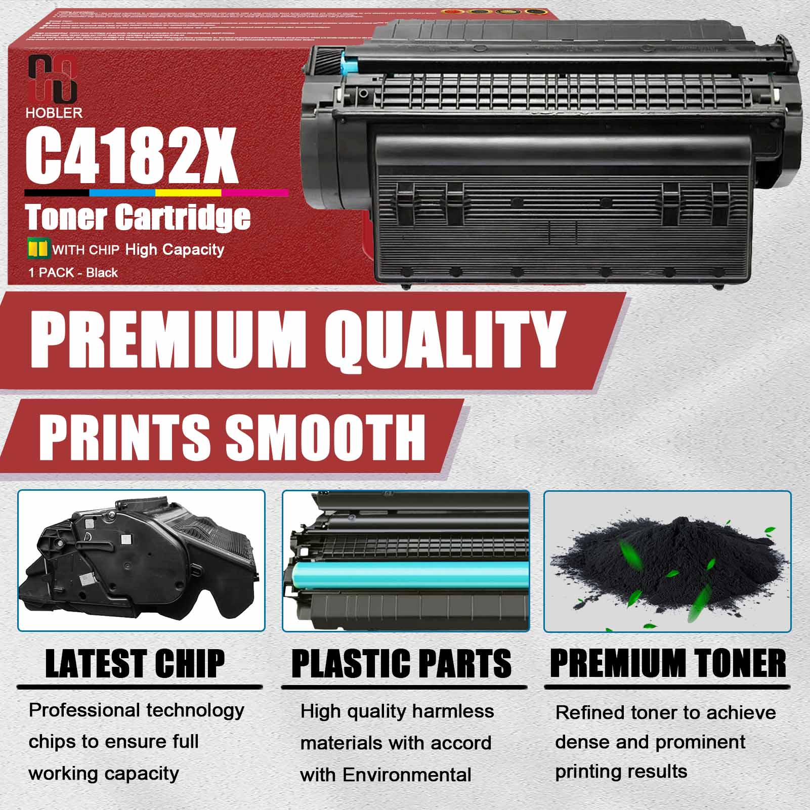 For HP 82X C4182X Toner Cartridge Work for HP Laserjet 8100 8100dn 8100mfp 8100n 8150 8150dn 8150hn 8150mfp 8150n Mopier 320 Printers