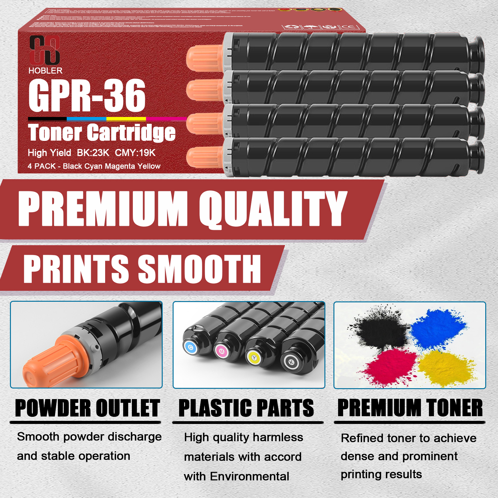 For Canon GPR36 GPR-36 Toner Cartridge Work for Canon Canon ImageRunner C2020 C2030 C2220 C2225 C2230 C2225i C2025i Printers