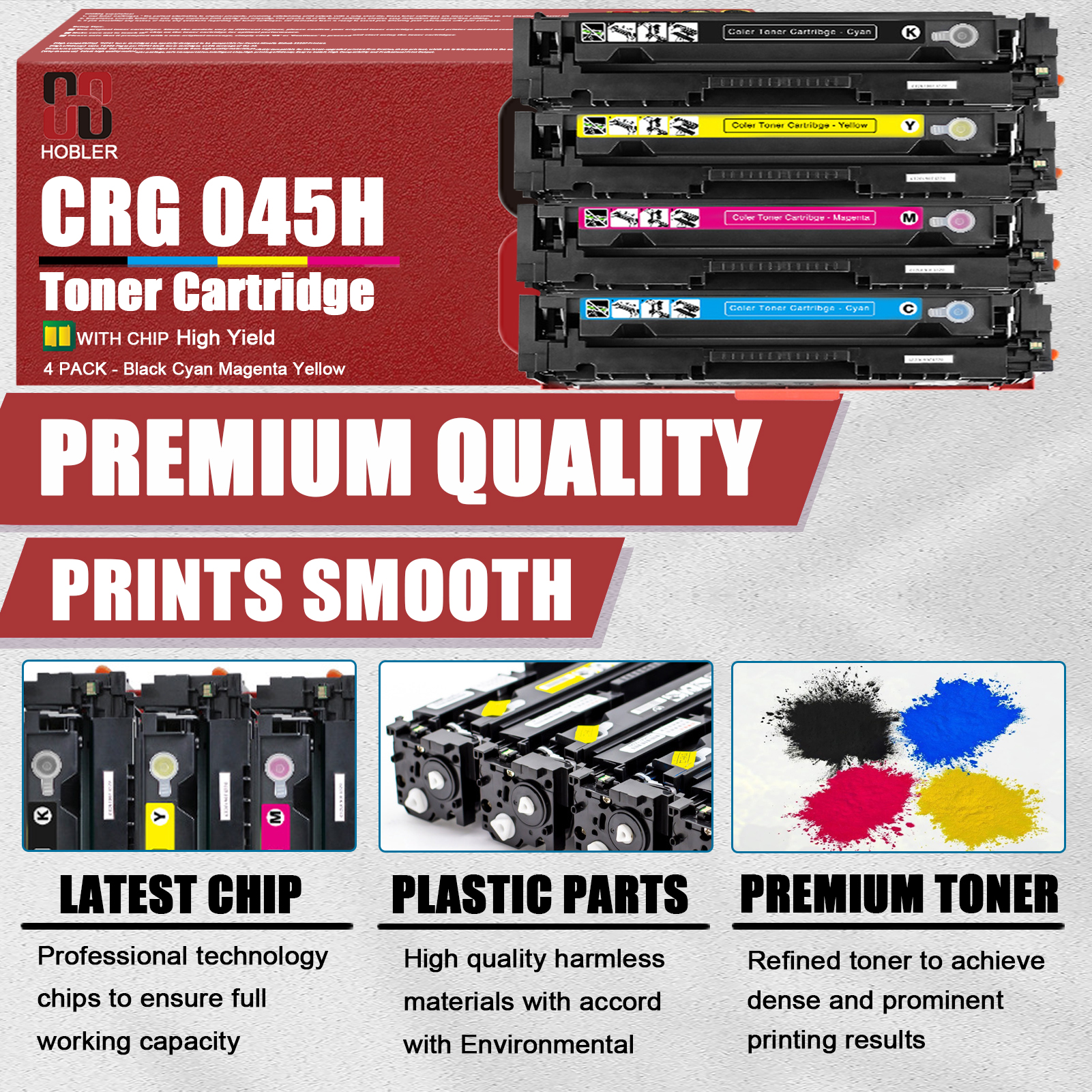 For Canon 045H CRG-045H Toner Cartridge Work for Canon ImageCLASS LBP612Cdw MF632Cdw MF634Cdw Printers