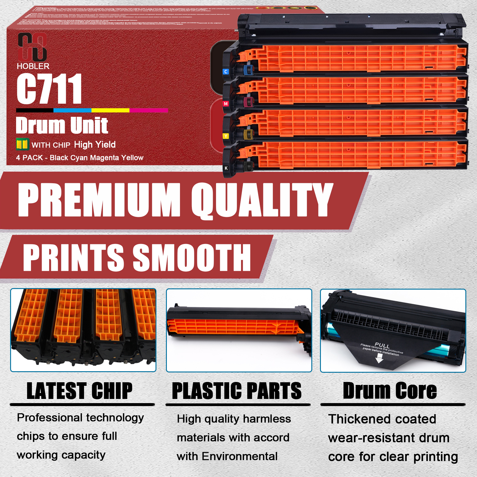 For OKI 44318504 44318503 44318502 44318501 Imaging Drum Unit Work for OKI Data C711N C711DN C711DTN C710N C710DN C710DTN Printers