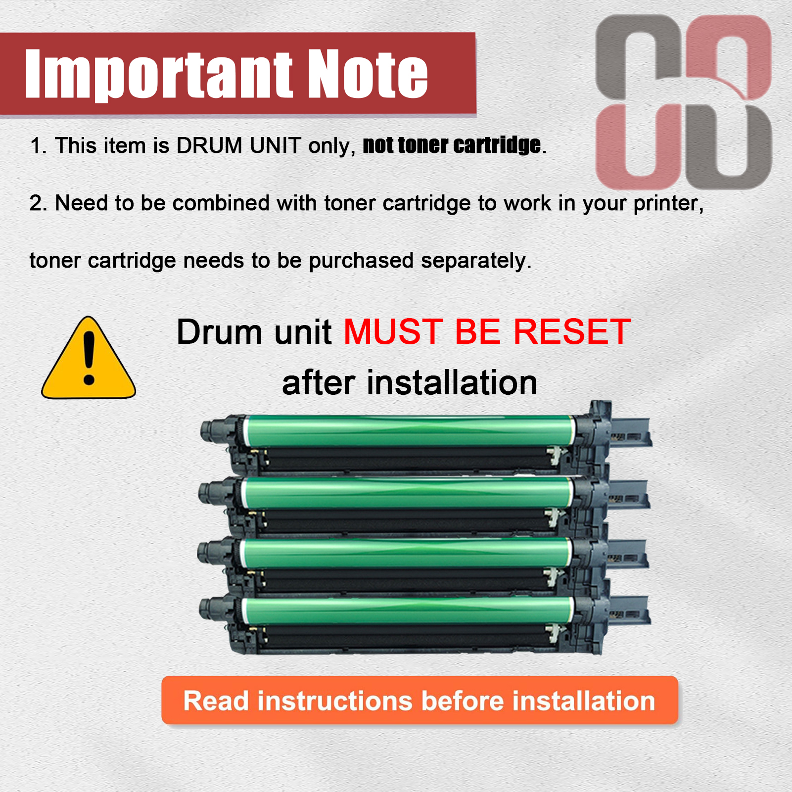 For Lexmark 76C0PK0 76C0PV0 Imaging Drum Unit Work for Lexmark CS921 CS923 CX920 CX921 CX922 CX923 CX924 XC9235 XC9255 Printers-PrintsBoost