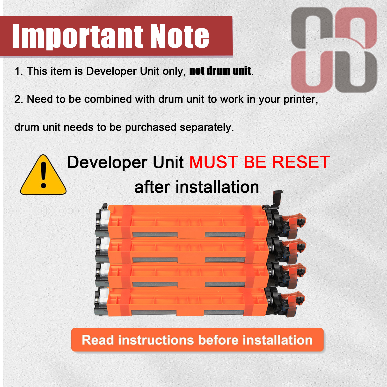 For Konica Minolta DV-311 A0XV03D A0XV0KD A0XV0ED A0XV08D Developer Unit Work for Bizhub C220 C280 C360 C7722 C7728 Printers-PrintsBoost