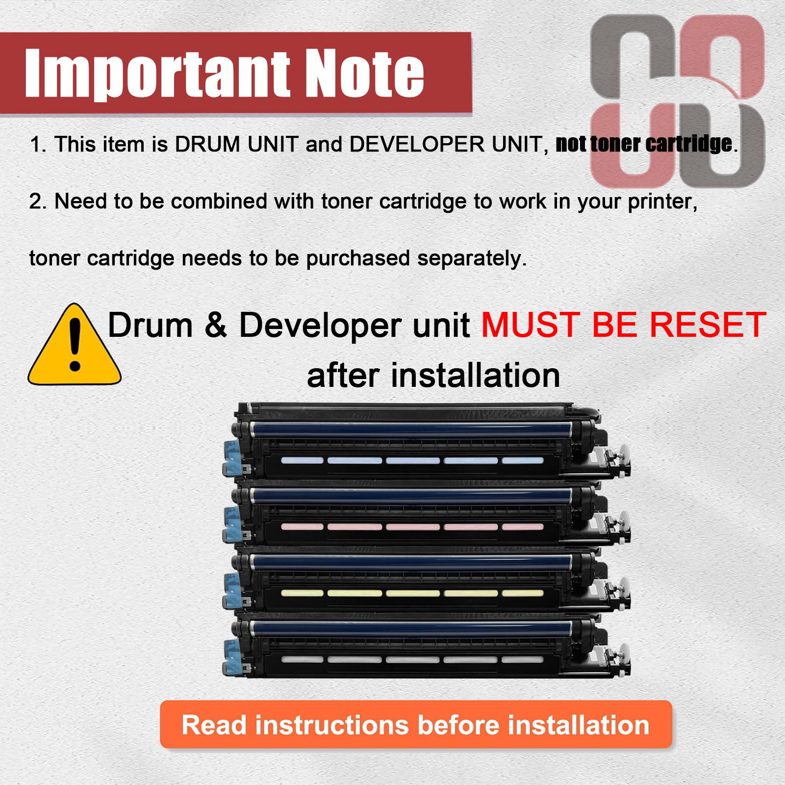 For Ricoh MP C3502 Imaging Drum and Developer Unit Work for Ricoh Aficio MP C3002 C3502 C4502 C5502 Printers-PrintsBoost