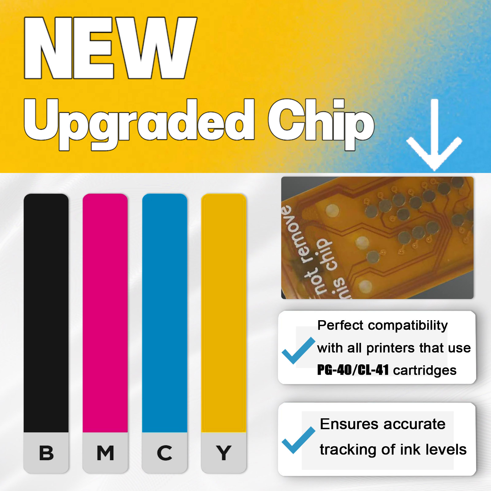 For Canon PG-40XL CL-41XL Ink Cartridge Work For Canon Pixma IP1600 IP1700 IP1800 IP2600 MP140 MP150 MP151 MP160 MP170 MP180 Printers-PrintsBoost