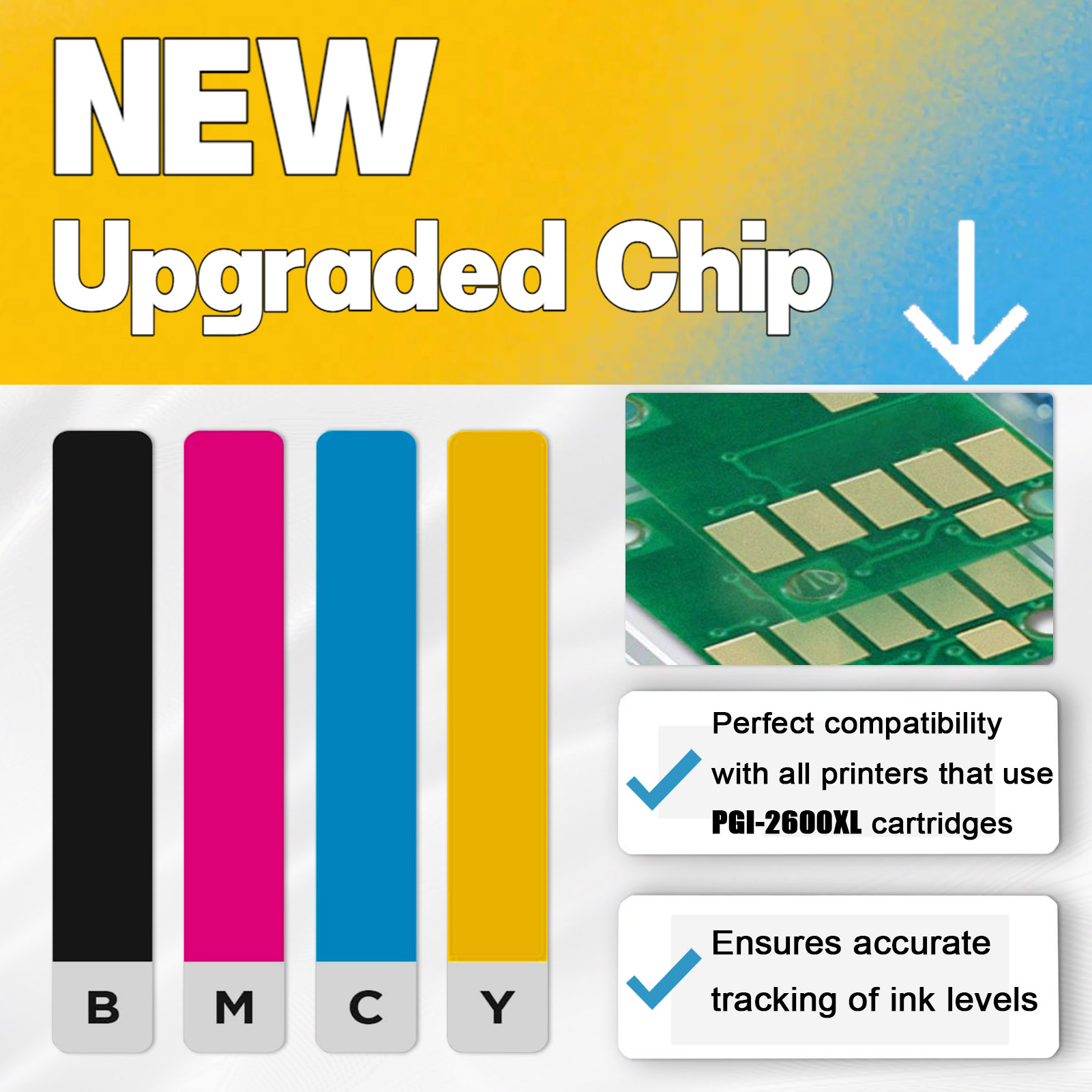 For Canon PGI-2600XL Ink Cartridge Work For Canon MAXIFY IB4060 MB5060 MB5160 MB5360 MB5460 Printers