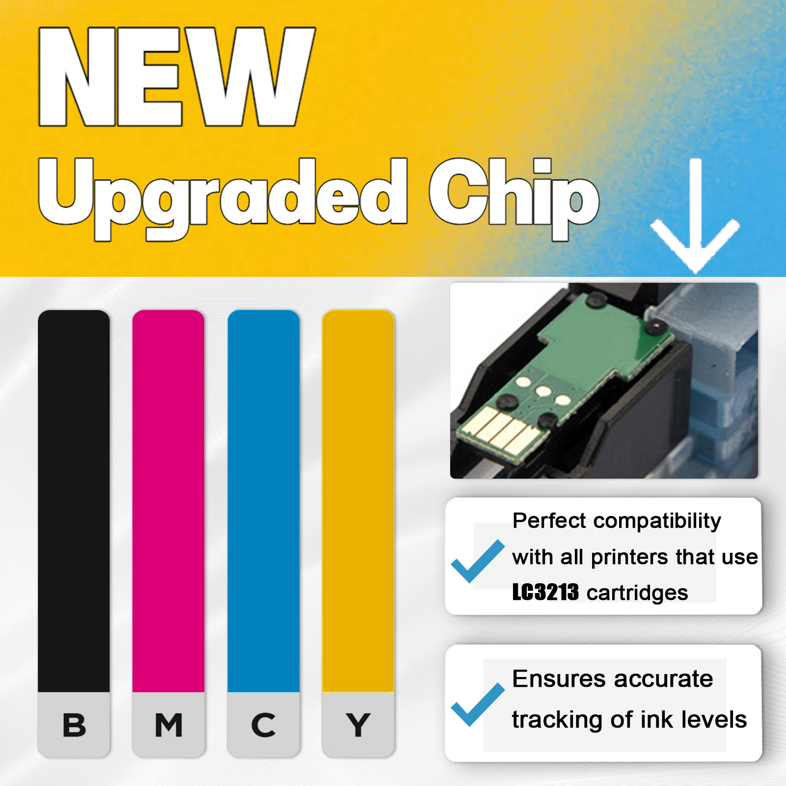 For Brother LC3213 Ink Cartridge Work For Brother DCP-J772DW DCP-J774DW MFC-J890DW MFC-J895DW Printers-PrintsBoost