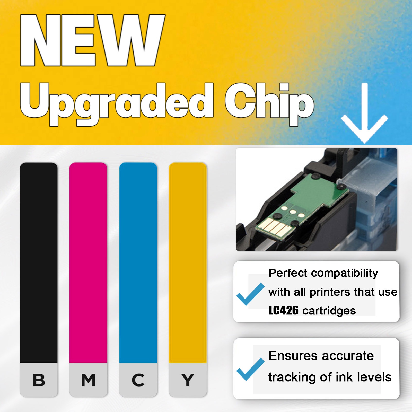 For Brother LC426 Ink Cartridge Work For Brother MFC-J4335DW MFC-J4340DW MFC-J4535DW MFC-J4540DW Printers-PrintsBoost