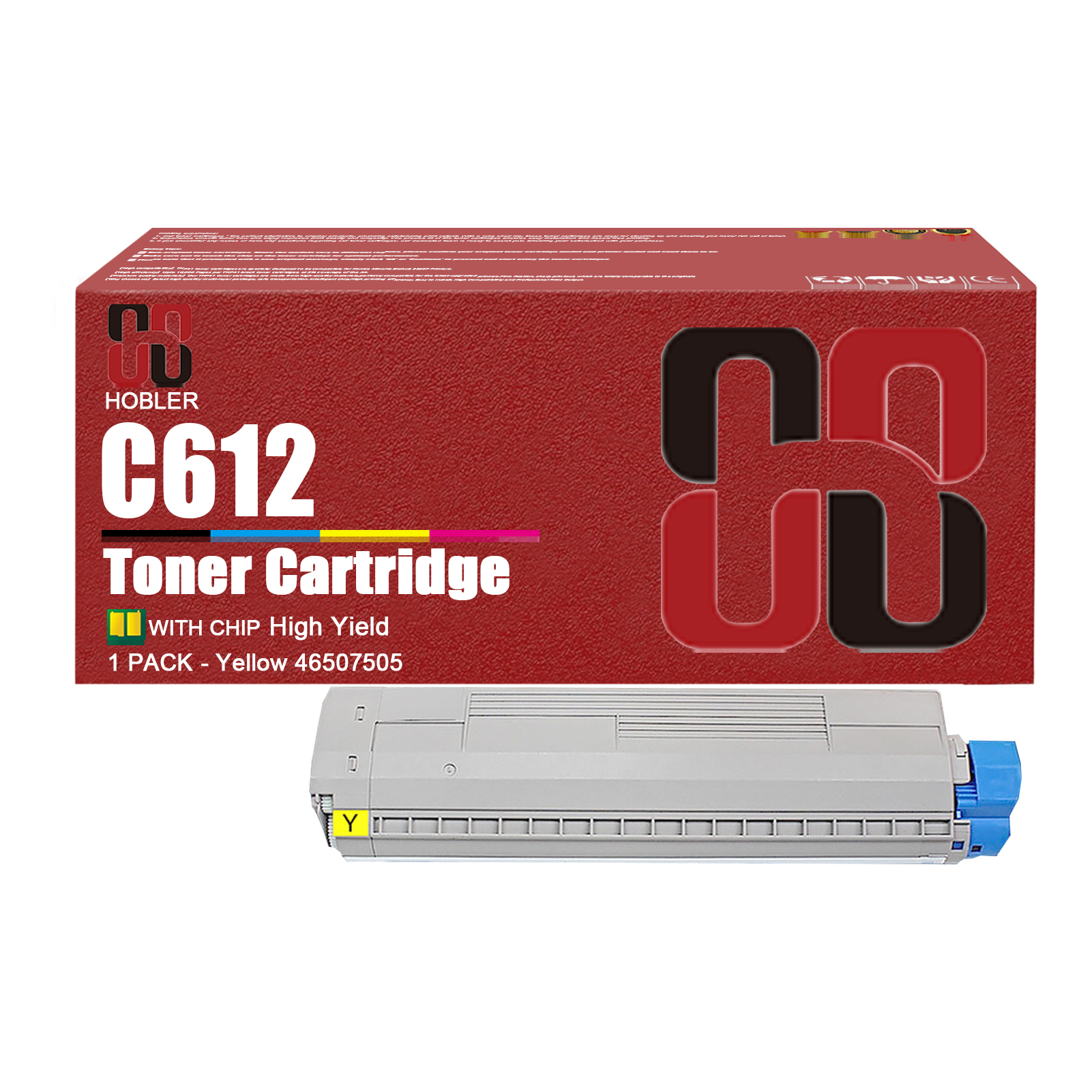 For OKI 46507508 46507507 46507506 46507505 Toner Cartridge Work for OKI Data C612 C612n C612dn Printers