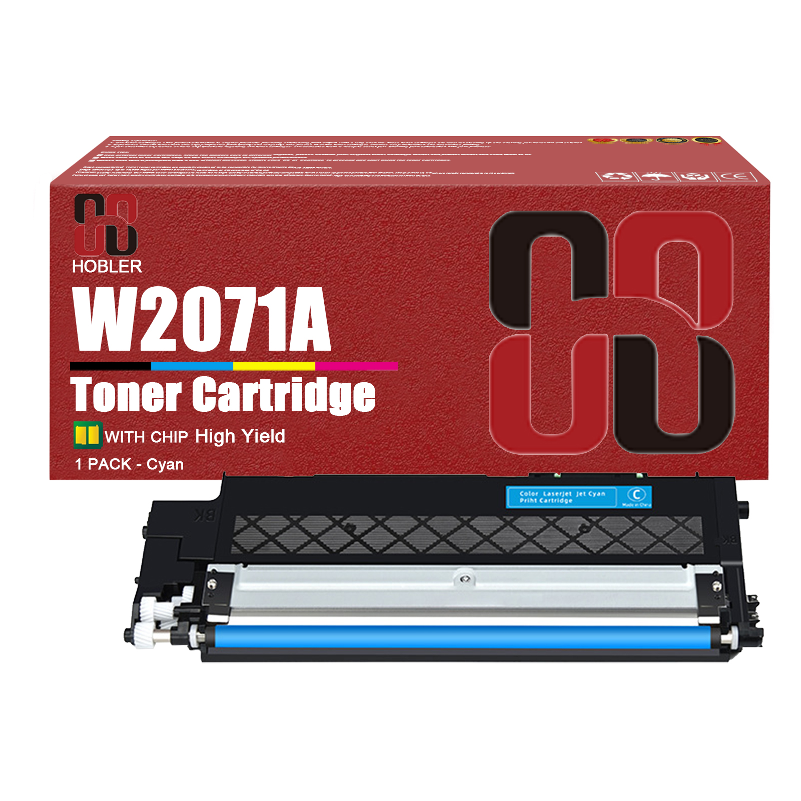 For HP 117A W2070A W2071A W2073A W2072A Toner Cartridge Work for HP Color Laser MFP 150a 150nw 178nwg 178nw 179fwg 179fnw Printers-PrintsBoost