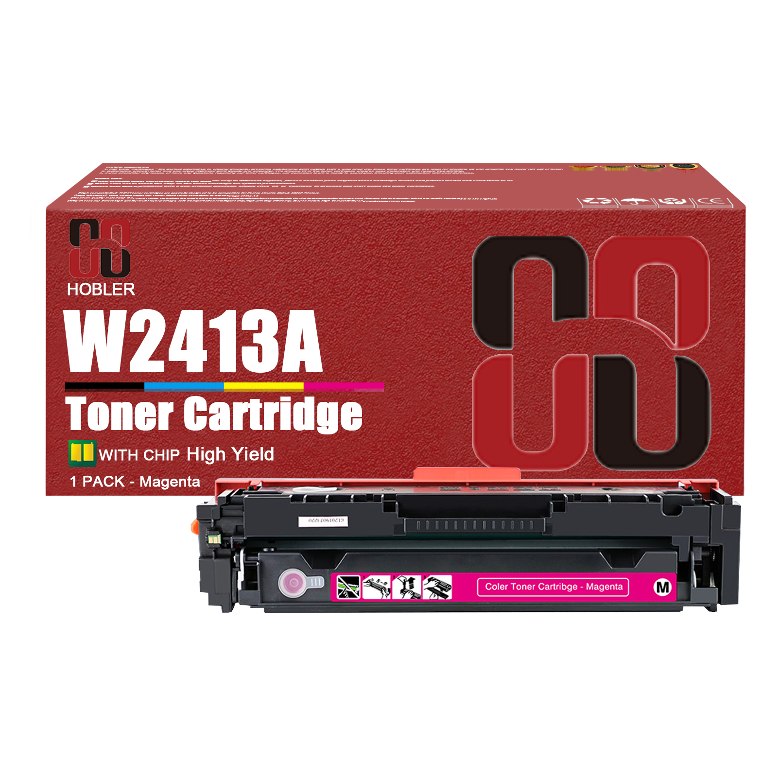 For HP 216A W2410A W2411A W2413A W2412A Toner Cartridge Work for HP LaserJet Pro M155a M155nw M155dw M182nw M182n M183fw M183rw M183fdw Printers-PrintsBoost