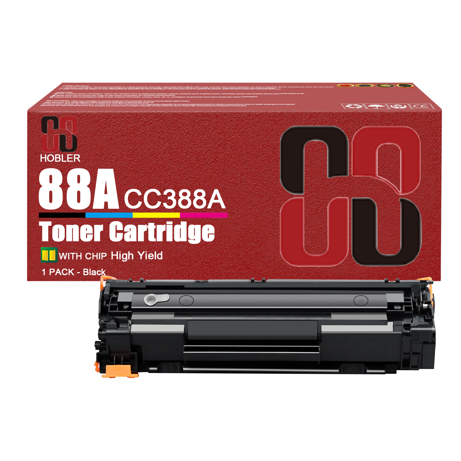 For HP 88A CC388A Toner Cartridge Work for HP M1136 M1139 M1213nf M1216nfh M226n M128fw M226dw M226dn M126nw M128fn Printers