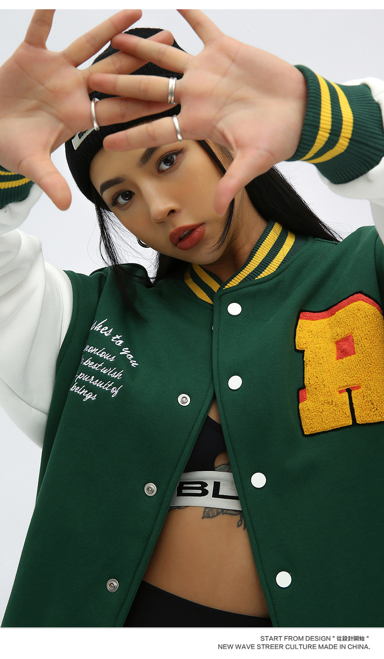 Furry Embroidery jacket