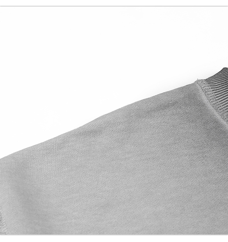 Kaisorn 2025 New heavy washed color distressed round neck sweatshirt heavy