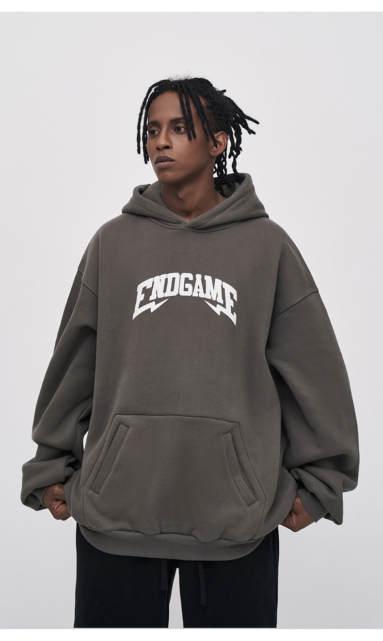 Kaisorn 2025 Hoodie foam printed letters men's loose top