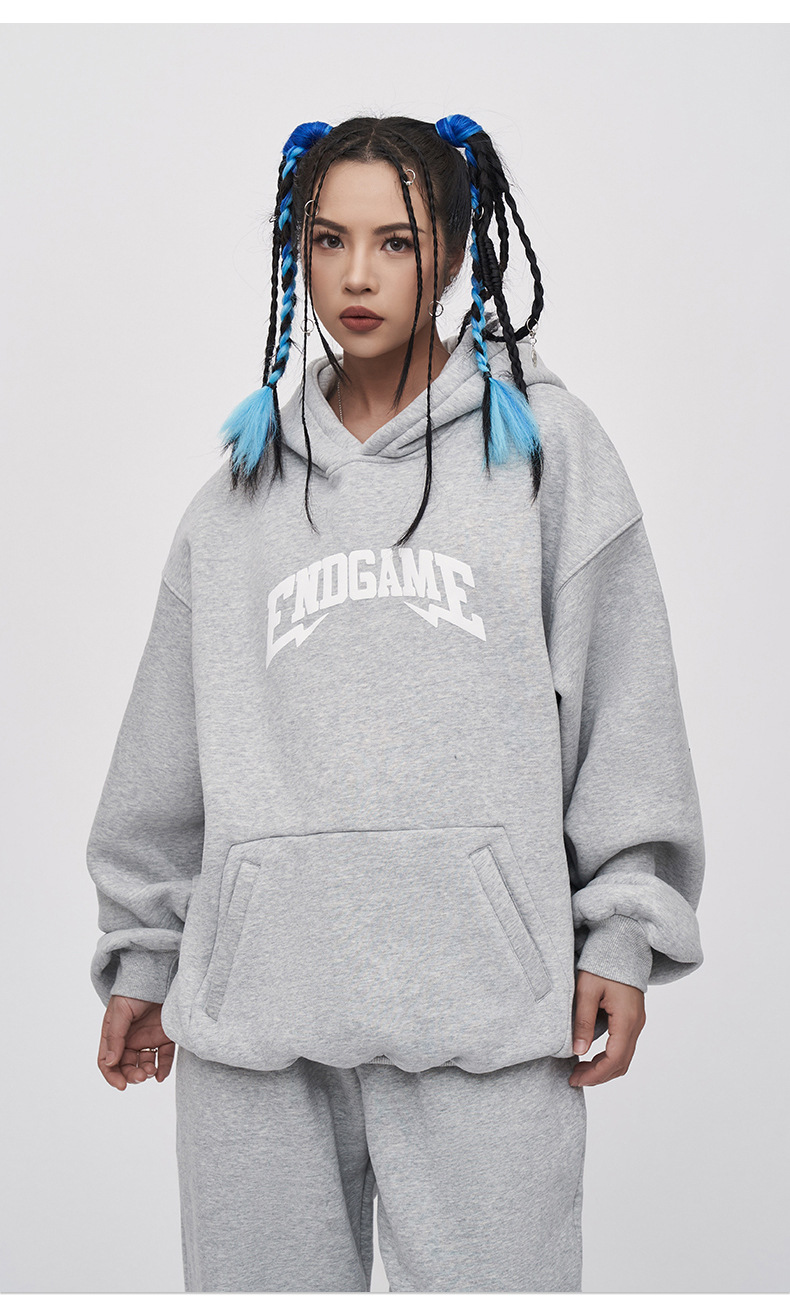 Kaisorn 2025 Hoodie foam printed letters men's loose top