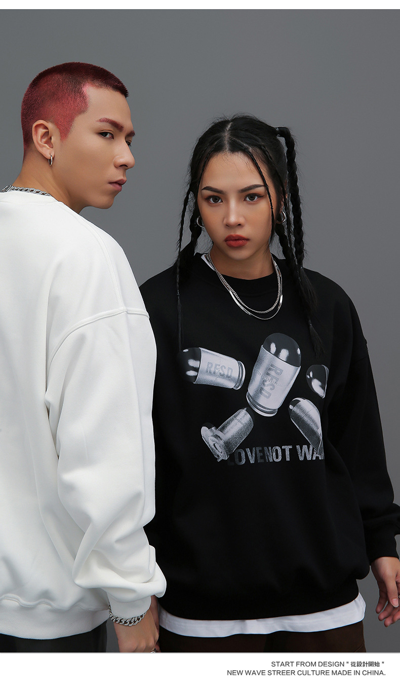 LOVE NOT WAR sweatshirt