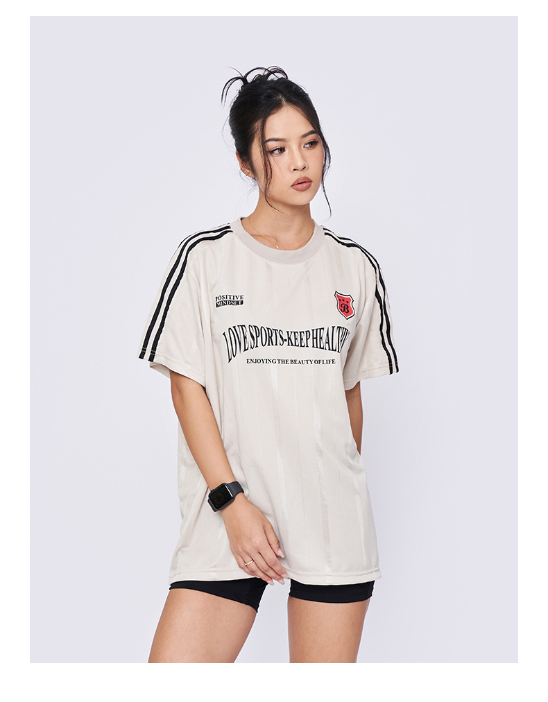 Kaisorn 2025 Breathable sports loose printed jersey bar T-shirt