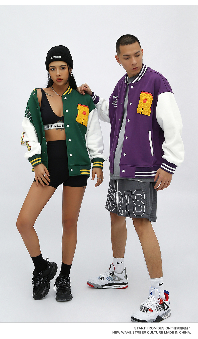 Furry Embroidery jacket