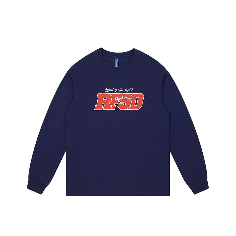 Kaisorn2024秋冬新品原创国潮印花长袖t恤250g宽松圆领t恤男