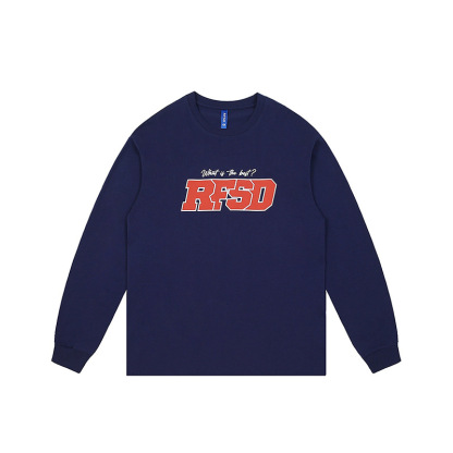 Kaisorn2024秋冬新品原创国潮印花长袖t恤250g宽松圆领t恤男