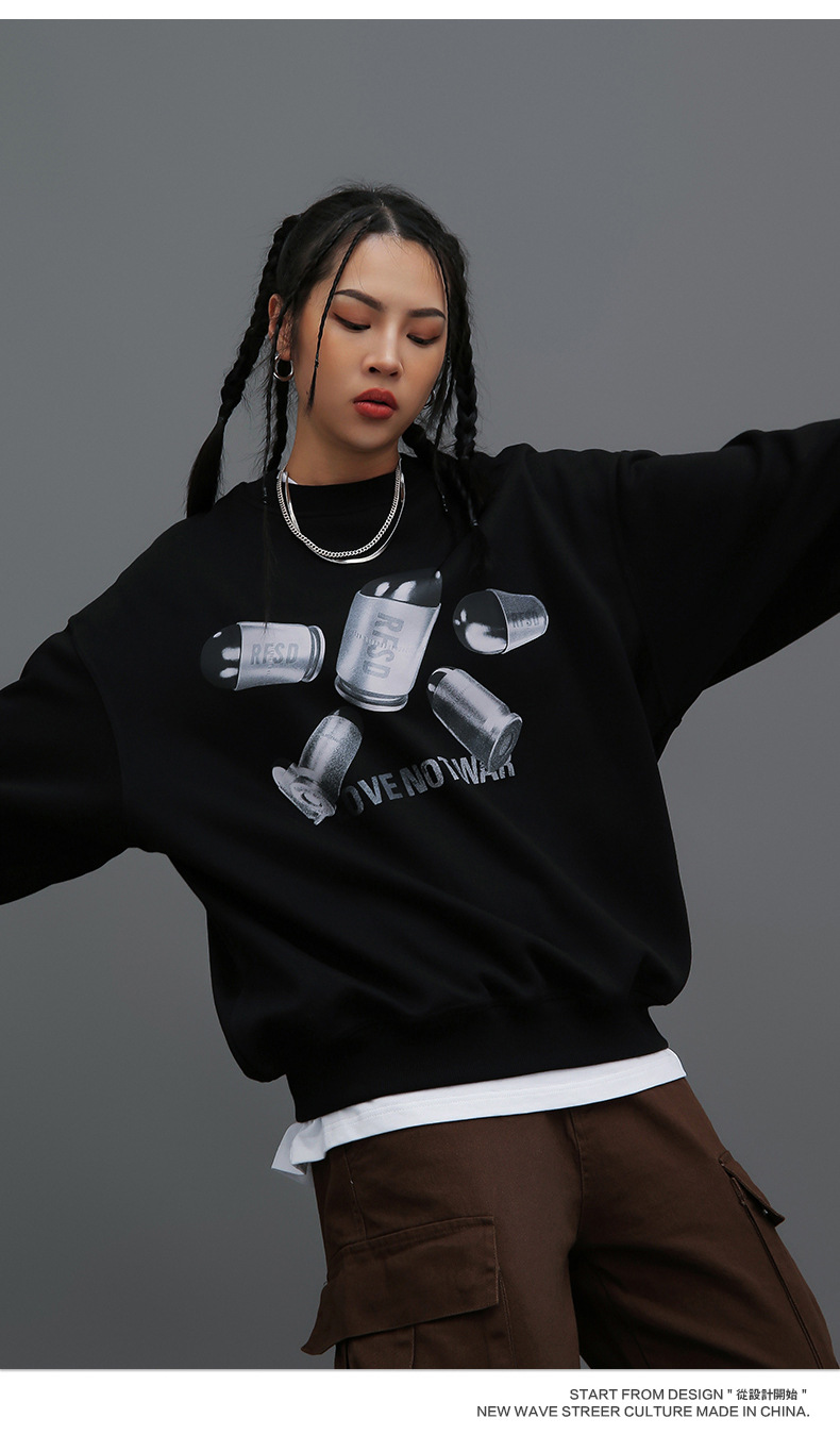 LOVE NOT WAR sweatshirt