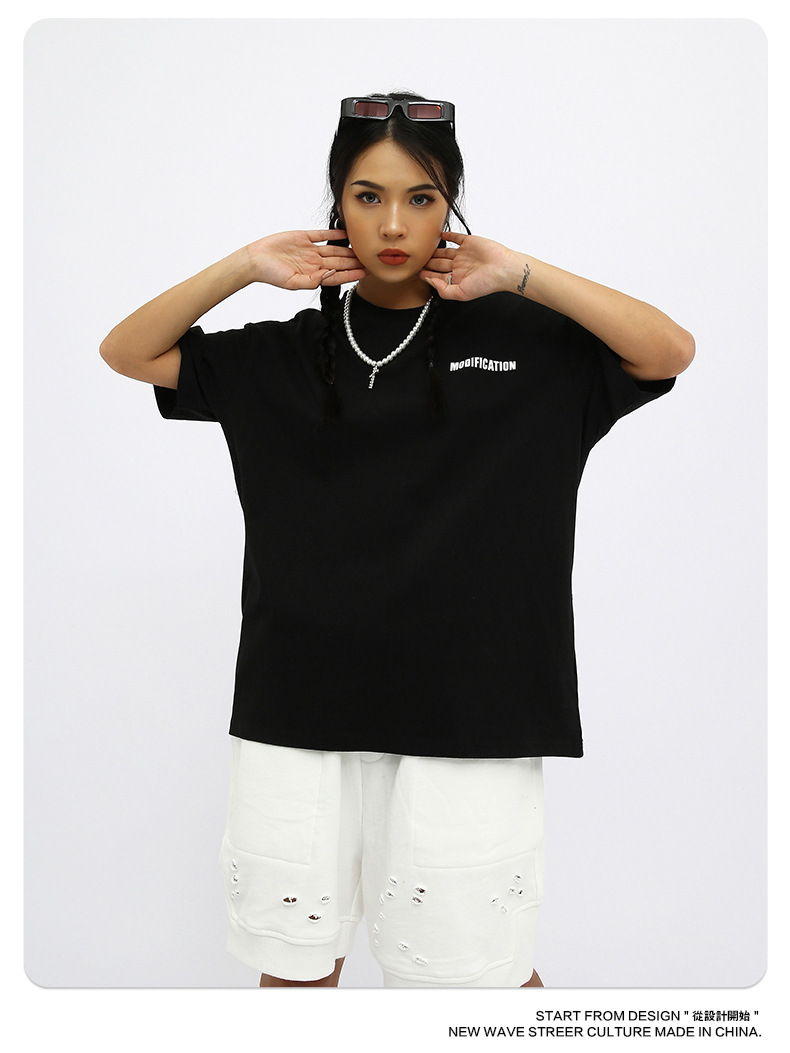 Kaisorn 2025 Summer new original street retro thorn print men's short-sleeved T-shirt