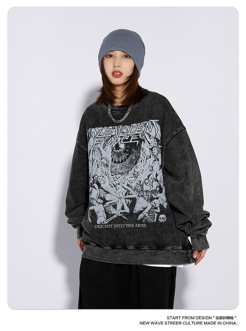 descent into the abyss sweatshirt
