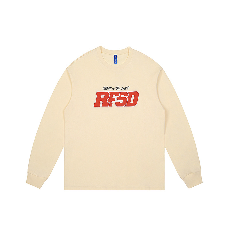 Kaisorn2024秋冬新品原创国潮印花长袖t恤250g宽松圆领t恤男