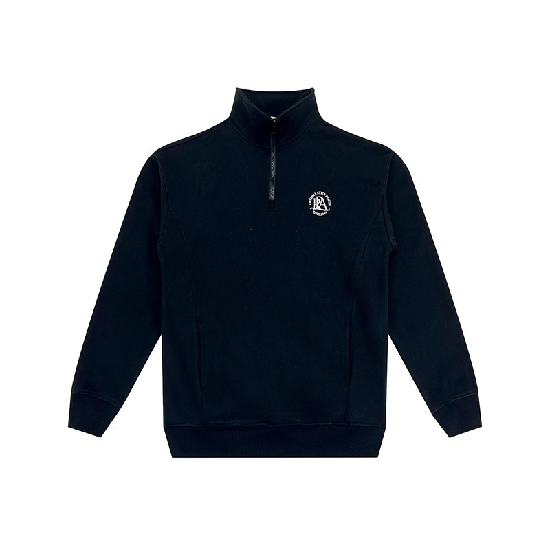 Kaisorn 2024 Embroidered Lapel Half Zipper Sweatshirt Men's Loose POLO Collar Top