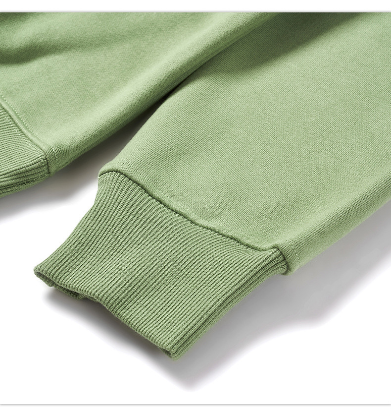 Embroidered smiley face sweatshirt