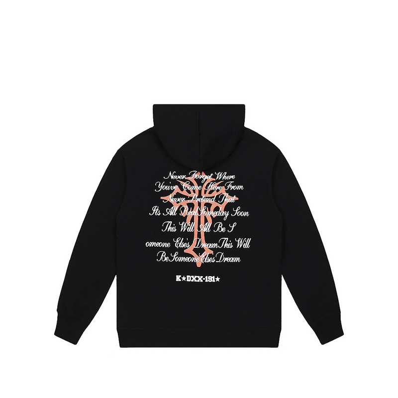 Kaisorn2024新款秋冬保暖加厚丝印字母logo连帽衫