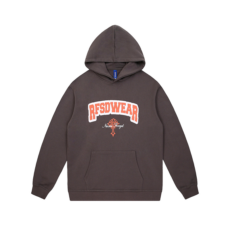 Kaisorn2024新款秋冬保暖加厚丝印字母logo连帽衫