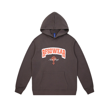 Kaisorn2024新款秋冬保暖加厚丝印字母logo连帽衫