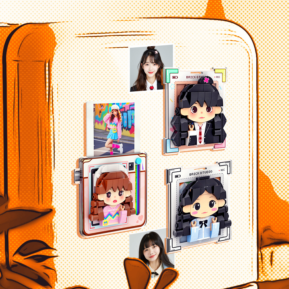 Spersonalizowane Magnesy Na Lodówkę W Kształcie Cegieł Spersonalizowany Prezent Dla Niego Lub Dla Niej W Wielu Stylach - MyCustomBrickFigures