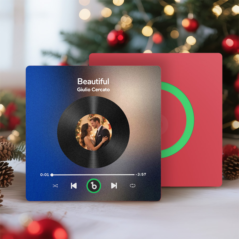 Niestandardowy Magnes Na Lodówkę Z Muzyką, Niestandardowy Kolorowy Album W Ramce, Magnes Na Lodówkę, Naklejka Ścienna Z Muzyką, Magnesy Z Piosenkami, Które Mogą Odtwarzać Muzykę, Prezenty Świąteczne Dla Niej - MyCustomBrickFigures